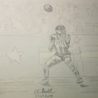 Drawing: „New England Patriots“ – Lineart