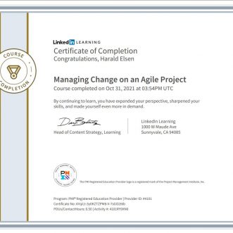 Managing Change on an Agile Project